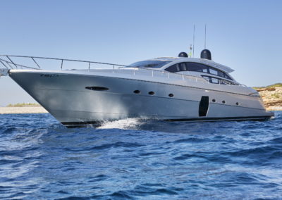The Pershing 22m motor yacht